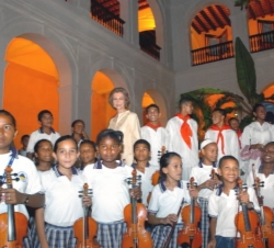 Recepción en el Centro de Formación y Cooperación española
Cartagena de Indias (Colombia), 27 de abril de 2005