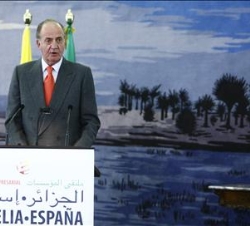 El Rey, durante su intevención en el Encuentro Empresarial hispano-argelino