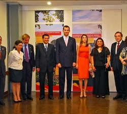 Los Príncipes de Asturias, en la nueva sede de la Agencia Española de Cooperación Internacional para el Desarrollo (AECID)
