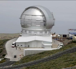 Vista general del Gran Telescopio de Canarias