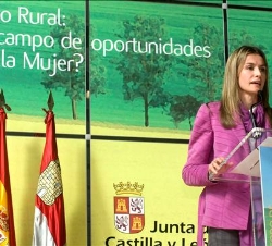 Su Alteza Real la Princesa de Asturias durante su intervención