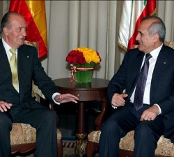 Encuentro entre ambos Jefes de Estado en el Palacio Presidencial