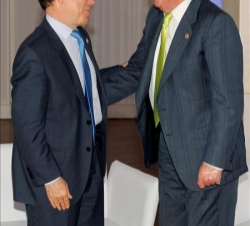 Encuentro del Rey con el Presidente de la República de Colombia, Juan Manuel Santos