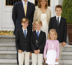 La familia Urdangarin y de Borbón