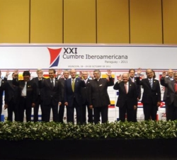 Fotografía oficial de la XXI Cumbre Iberoamericana de Jefes de Estado y de Gobierno