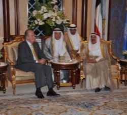 Encuentro entre Su Majestad el Rey y el Emir del Estado de Kuwait