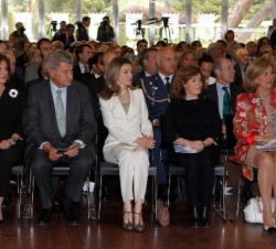 La Princesa, el presidente del Congreso, la vicepresidenta del Gobierno y ministra de la Presidencia, la alcaldesa de Madrid y la presidenta del Club 