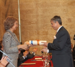 Doña Sofía entrega el galardón en Protección del Medio Ambiente a Juan Luis Ramos Martín