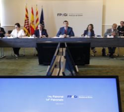 Sus Majestades los Reyes presiden la XIV Reunión del Patronato de la Fundación Princesa de Girona