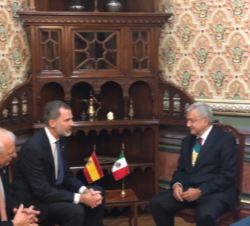 Su Majestad el Rey mantiene un encuentro con el Presidente de los Estados Unidos Mexicanos, Andrés Manuel López Obrador