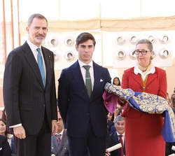 El Rey durante la entrega de premios