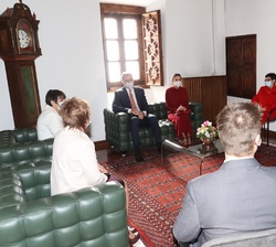 Encuentro de los Reyes con la Síndic general de Andorra y las autoridades parlamentarias del Principado de Andorra