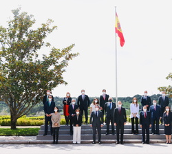 Su Majestad el Rey junto a los asistentes a la audiencia del Consejo Empresarial Español para el Desarrollo Sostenible