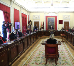 Su Majestad el Rey abre la sesión en el salón de Plenos del Consejo de Estado