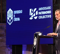 Don Felipe durante su intervención en la apertura del Curso Universitario 2021-2022 