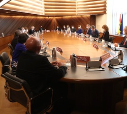 El Rey en el encuentro con los miembros del Consejo de Gobierno del Banco de España