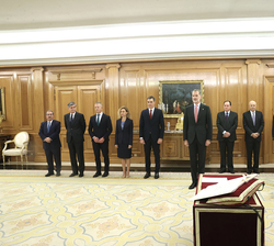 Su Majestad el Rey preside el juramento y promesa de los nuevos magistrados del Tribunal Constitucional