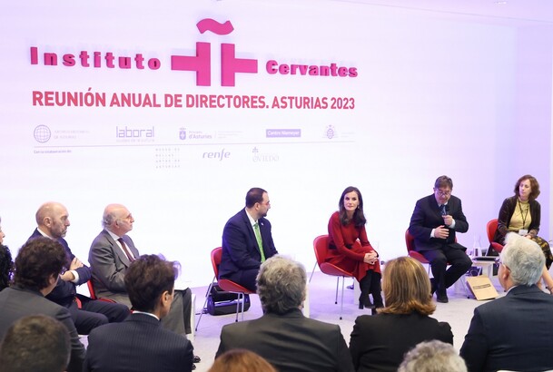 Reunión anual de directores de centros del Instituto Cervantes, presidida por Su Majestad la Reina