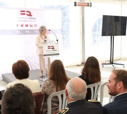 Doña Sofía durante la intervención de la presidenta del Patronato de la Fundación Renal Íñigo Álvarez de Toledo, Isabel Entero