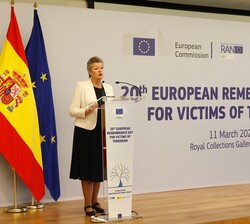 Intervención de la comisaria de Asuntos de Interior de la Comisión Europea, Ylva Johansson