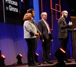 El galardonado, Moisés Expósito-Alonso, agradece la concesión del Premio Princesa de Girona “Investigación 2024”