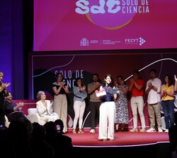 La galardonada con el Premio del público y el Primer premio, Jara Pérez Jiménez
