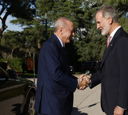 Su Majestad el Rey recibe al Presidente de la República de Turquía, Recep Tayyip Erdoğan