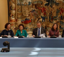 Reunión anual con los miembros de los Patronatos de la Fundación Princesa de Asturias, presidida por Sus Majestades los Reyes