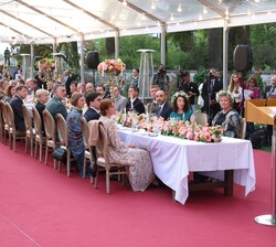 El Rey durante sus palabras en la cena ofrecida por Su Excelencia el Presidente de la República de Estonia en honor a Su Majestad el Rey
