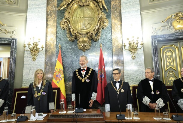 Su Majestad el Rey en el acto de Apertura del Año Judicial 2024/2025