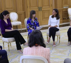 Un momento de la audiencia con la Asociación Mujeres en Música