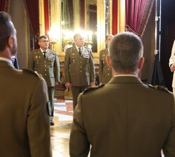 Don Felipe durante la audiencia