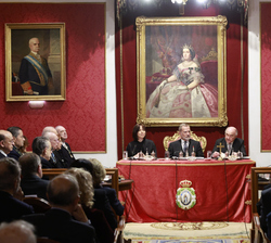 Vista general durante el acto de Apertura del Curso Académico de las Reales Academias