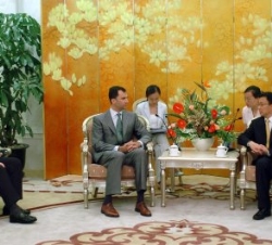 Encuentro de Don Felipe con el Alcalde de Shanghai